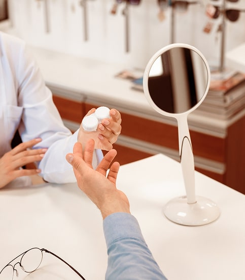 A range of contact lens options